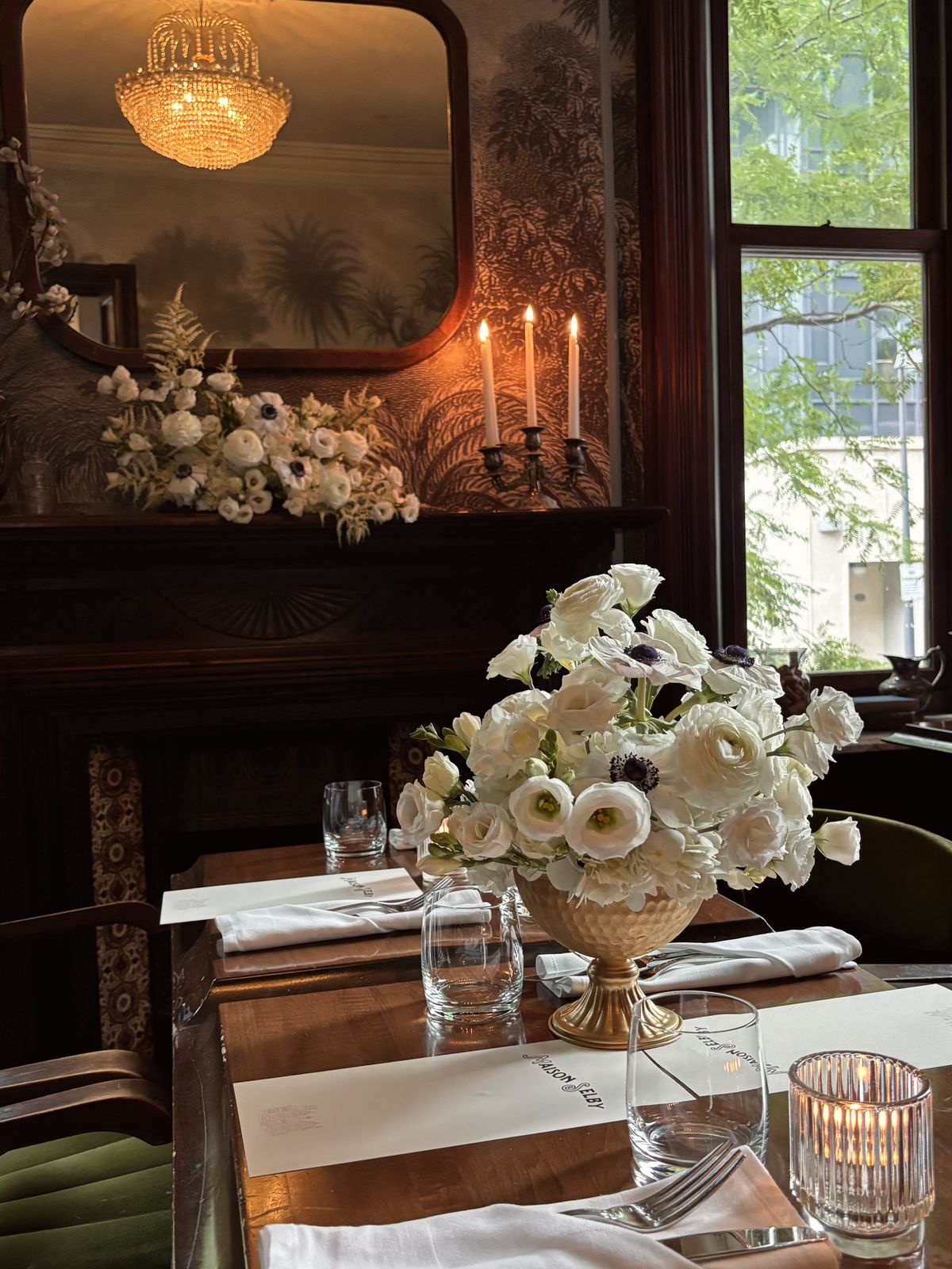 All in White: Intimate Wedding Dinner at Maison Selby – August 2026