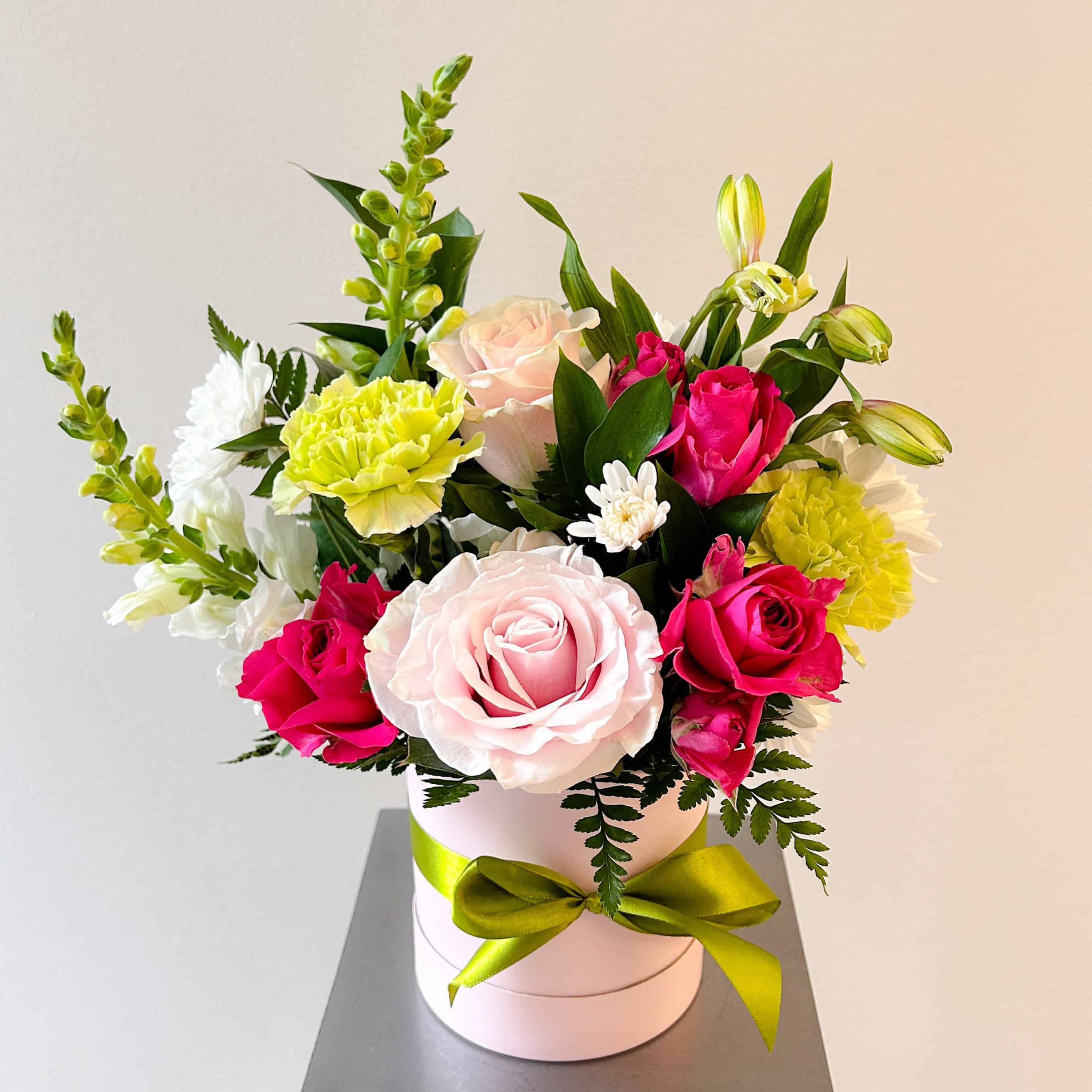 In Box & Vase