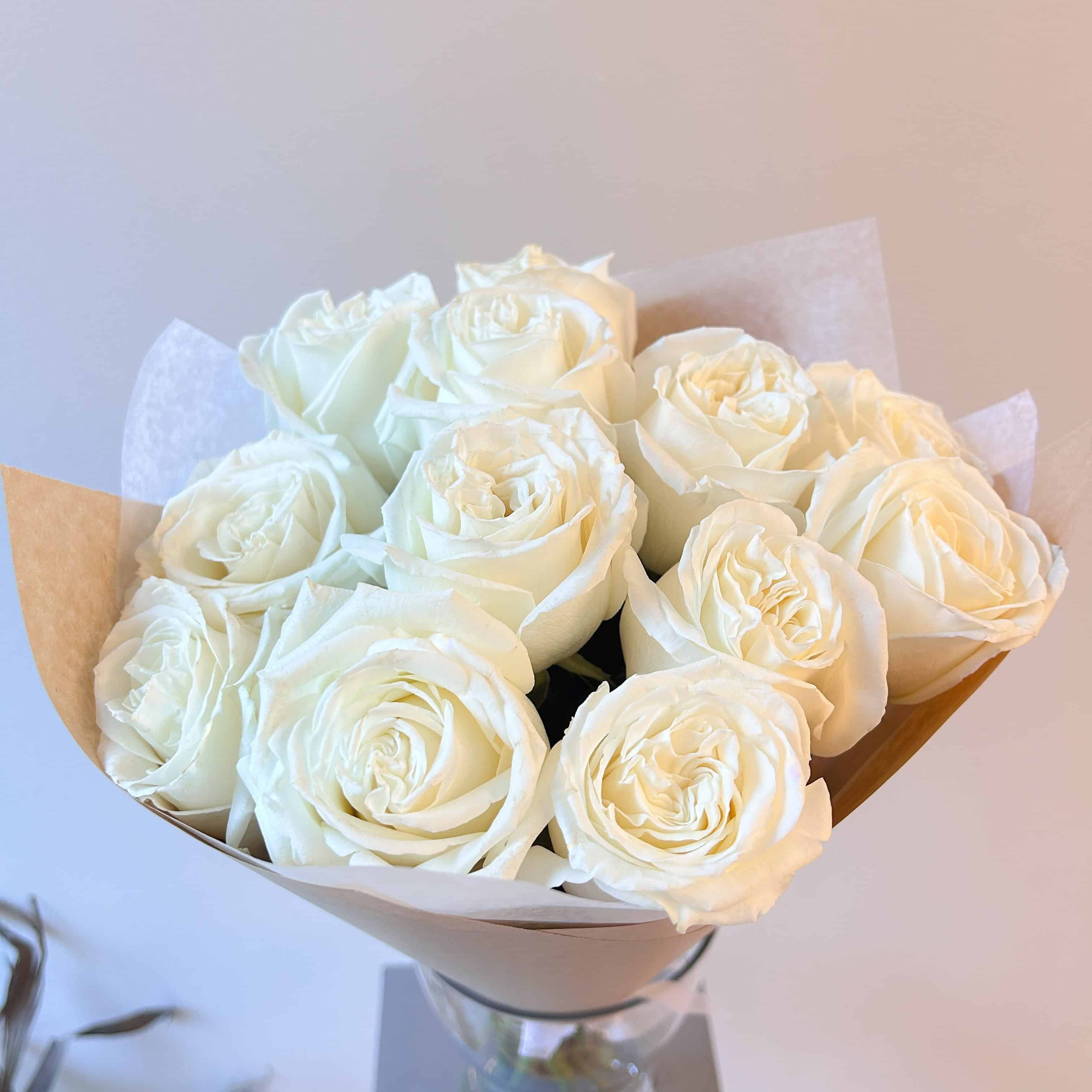 White Roses Bouquet
