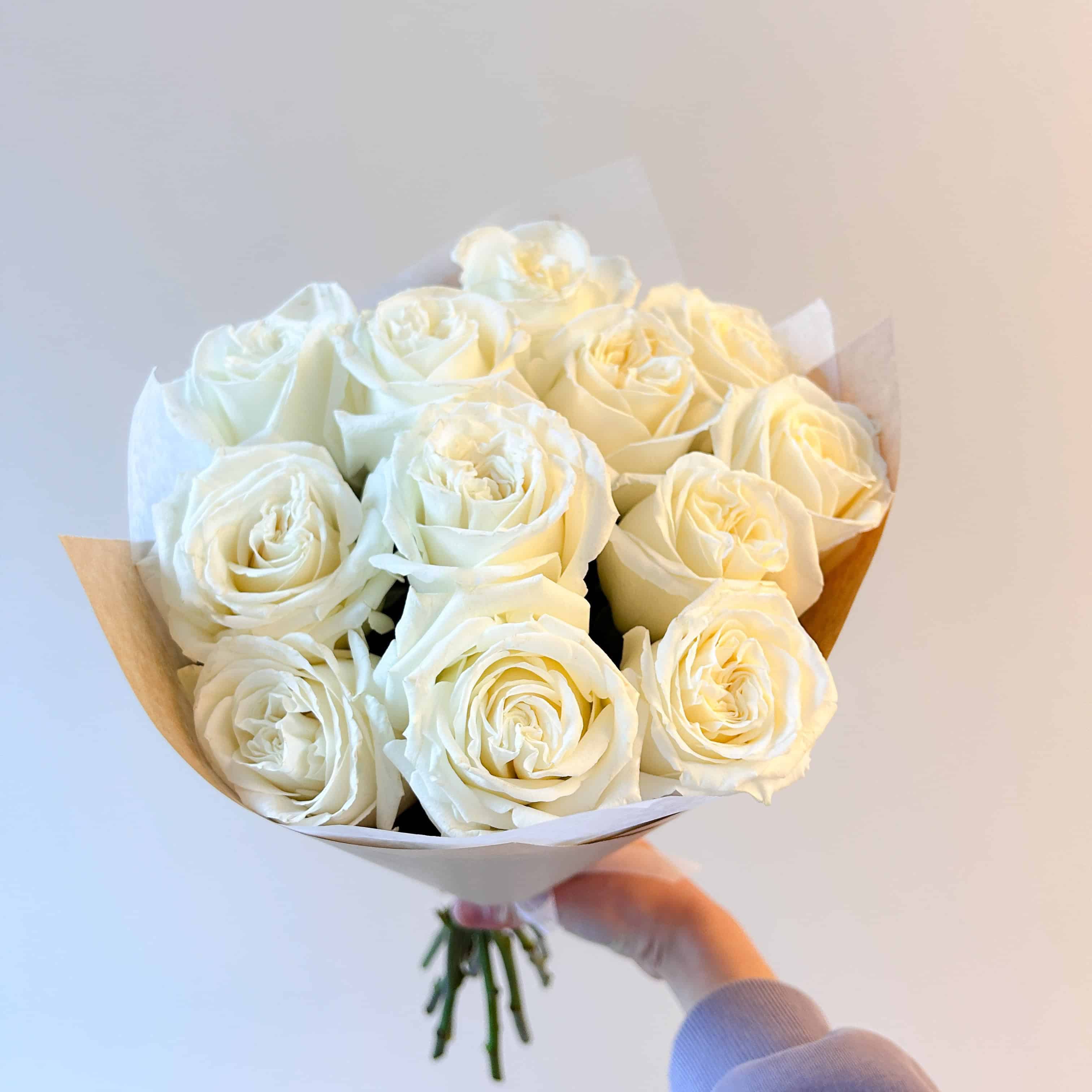 White Roses Bouquet