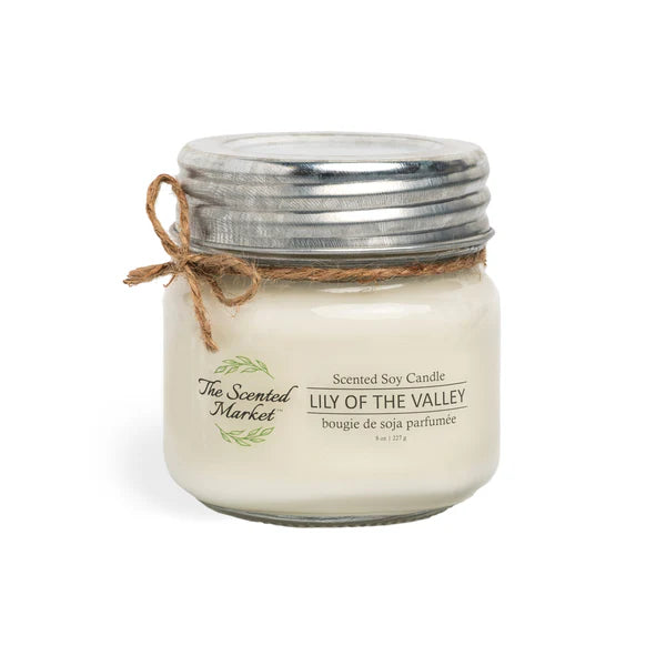 Lily of the Valley Soy Wax Candle (8 oz)