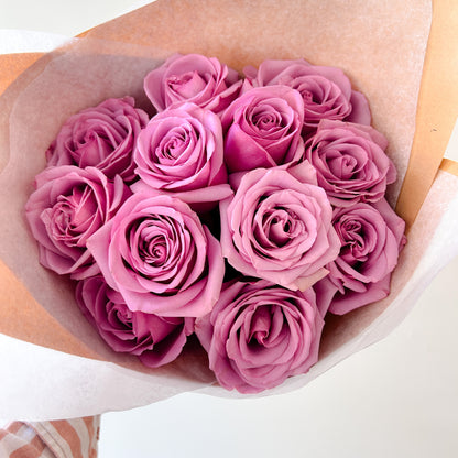 Purple Roses Bouquet