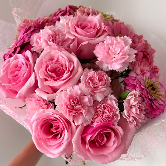 barbie pink bouquet