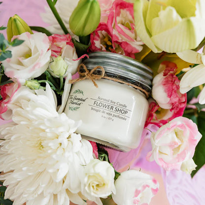Flower Shop Soy Wax Candle (8 oz)