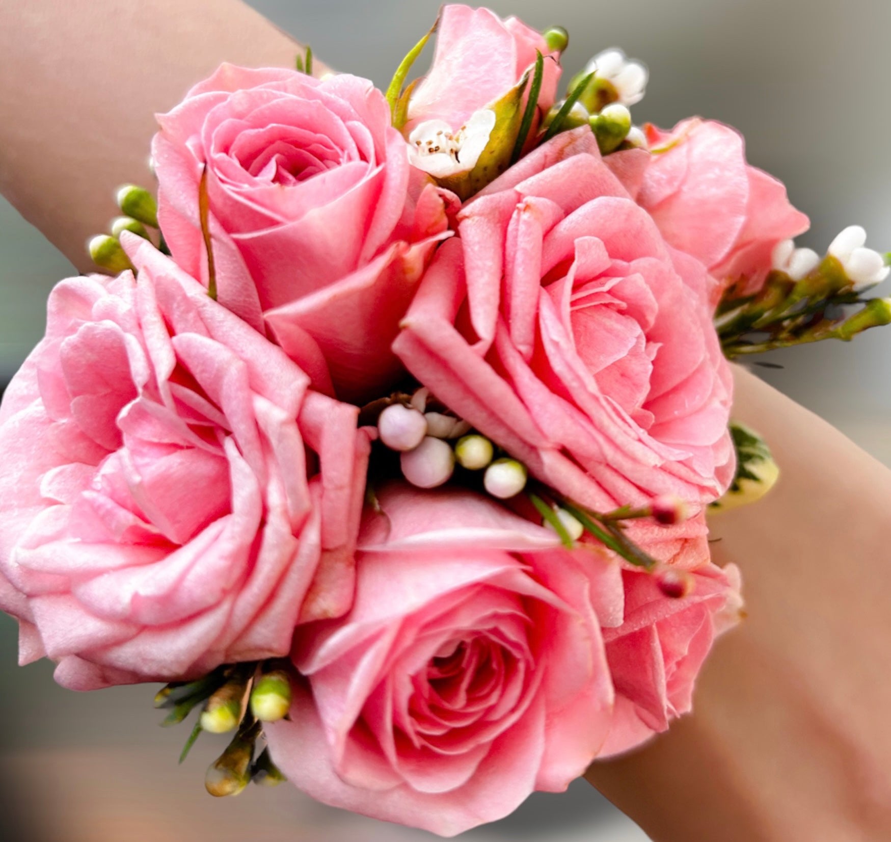 Pink Wrist Bridal Corsage Toronto