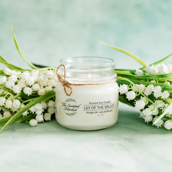 Lily of the Valley Soy Wax Candle (8 oz)
