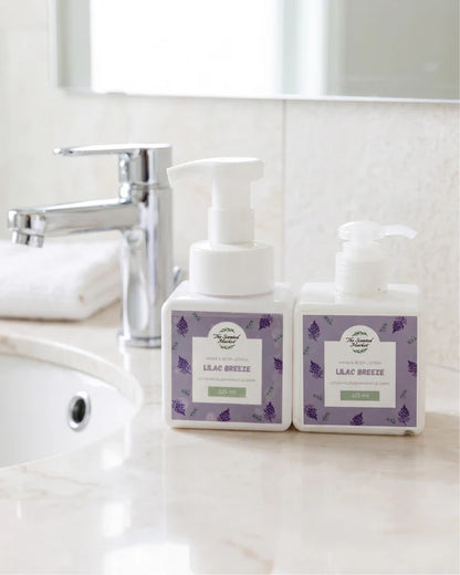 Lilac Breeze Foaming Hand Soap and Body Lotion Set