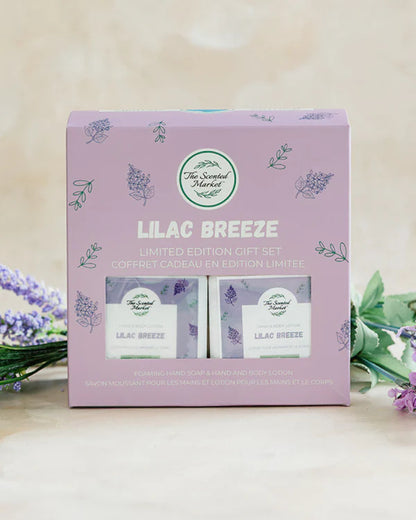Lilac Breeze Foaming Hand Soap and Body Lotion Set