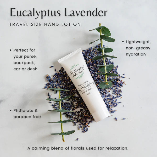 Eucalyptus Lavender Hand Lotion (Travel Size, 30ml)